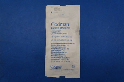 Codman 80-1452 Surgical Strips 3/4inch x 6inch (x) ~ Pack of 10